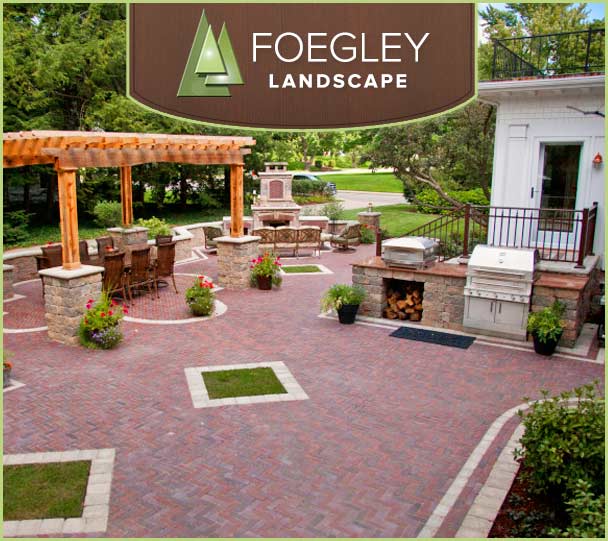 Foegley Landscape patios, walkways, driveways, fireplaces and fire pits are some of the most brilliant designs in the country.