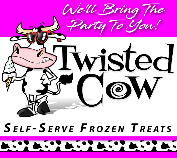 Twisted Cow Frozen Treats is unique to the catering business with their mobile dessert bar and catered frozen desserts.